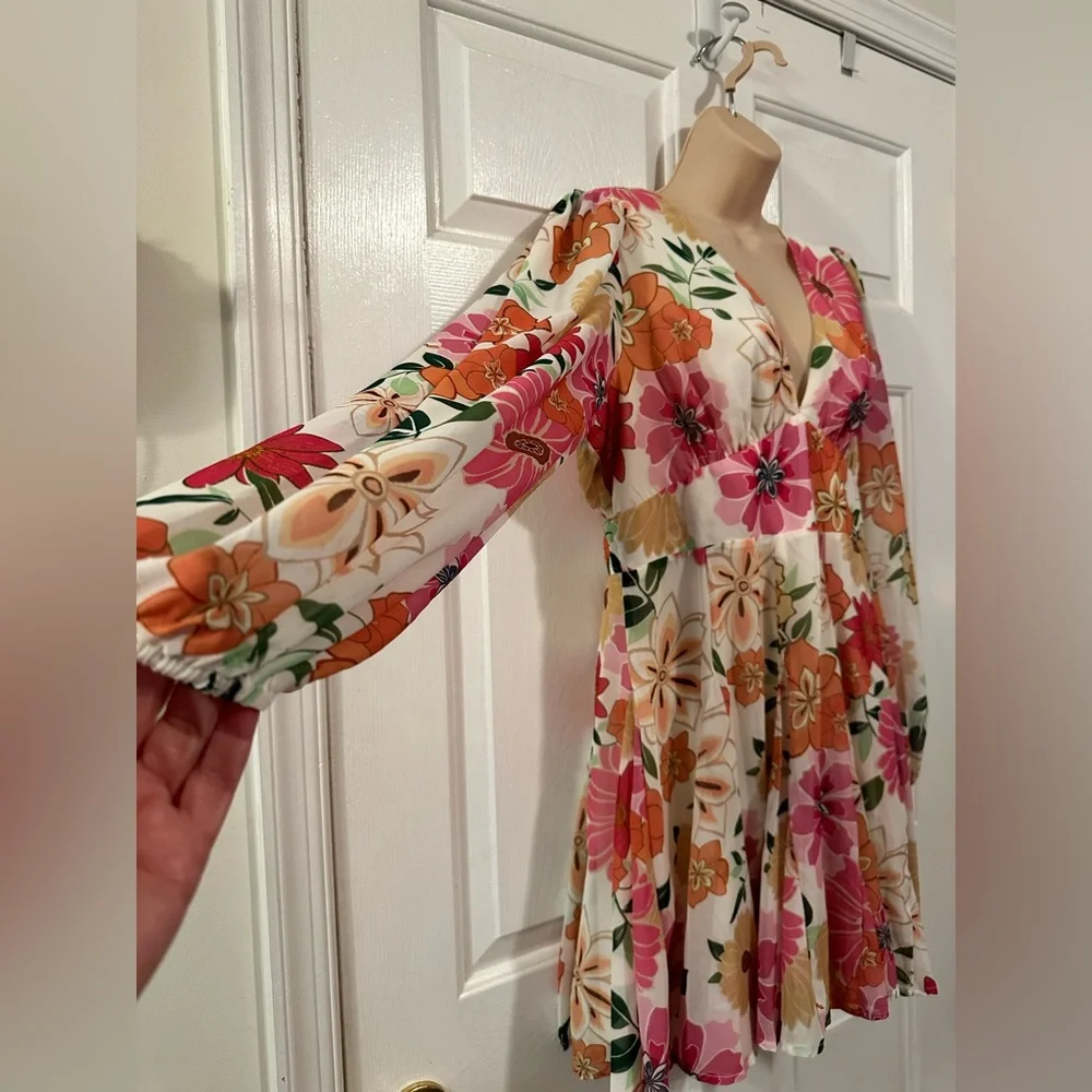 Floral Dress - Lined - Picture 2 of 3